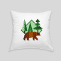 Coussin ours brun Coussin ours brun