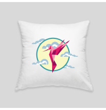 Coussin colibri